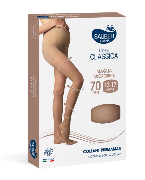 SAUBER COLLANT PREMAMAN 140 DENARI MAGLIA MICRORETE NEUTRO BEIGE 4 LINEA CLASSICA - latuafarmacia.org