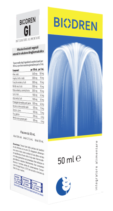 BIODREN GI SOLUZIONE IDROALCOLICA 50 ML - latuafarmacia.org