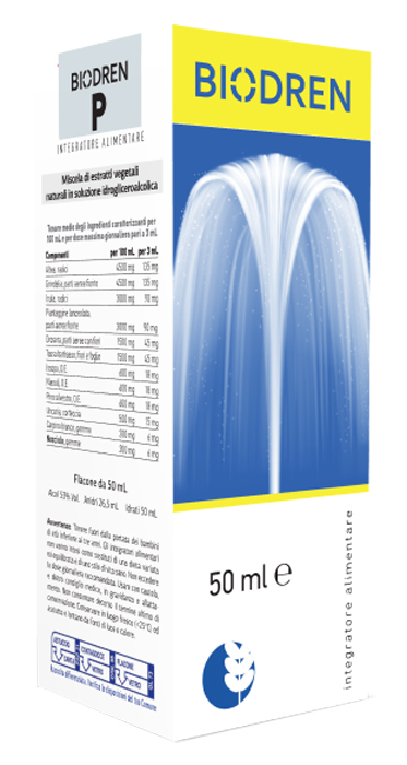 BIODREN P SOLUZIONE IDROALCOLICA 50 ML - latuafarmacia.org