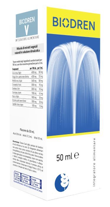 BIODREN V 50 ML SOLUZIONE IDROALCOLICA - latuafarmacia.org