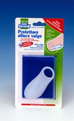 PROTETTORE ALLUCE VALGO REALIZZATO IN GEL DI SILICONE BIANCOSEMITRASPARENTE SAGOMATO PER AVVOLGERE LA PARTE DOLENTE E SENSIBILE DELL'ALLUCE IGIENEPIEDE 1 PEZZO - latuafarmacia.org