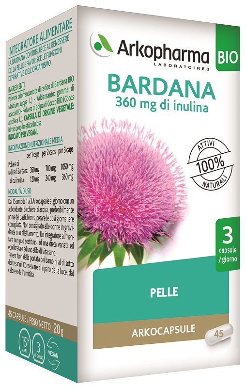 ARKO CAPSULE BARDANA BIO 45 CAPSULE - latuafarmacia.org