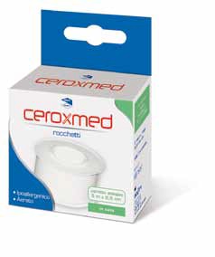 CEROTTO ADESIVO IN ROCCHETTO CEROXMED IN SETA AERATO IPOALLERGENICO BIANCO 500X2,5 CM 1 PEZZO - latuafarmacia.org