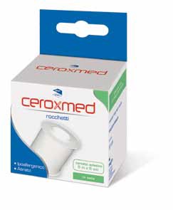 CEROTTO ADESIVO IN ROCCHETTO CEROXMED IN SETA AERATO IPOALLERGENICO BIANCO 500X5 CM 1 PEZZO - latuafarmacia.org