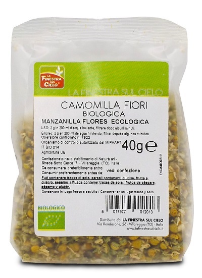 FSC CAMOMILLA FIORI INTERI BIO 40 G - latuafarmacia.org