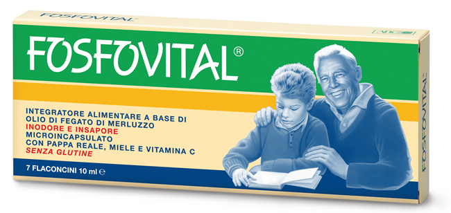 FOSFOVITAL OLIO FEGATO DI MERLUZZO 7 FLACONCINI - latuafarmacia.org