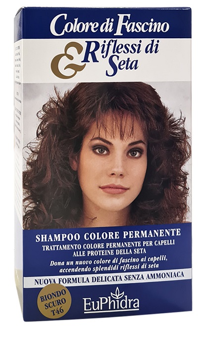 EUPHIDRA COLORE DI FASCINO & RIFLESSI DI SETA SHAMPOO COLORE PERMANENTE 46 BIONDO SCURO 120 ML - latuafarmacia.org