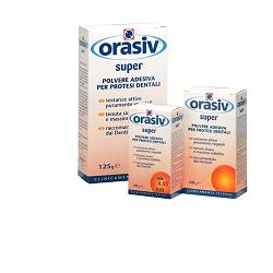ORASIV SUPER POLVERE ADESIVA CLINICA PER PROTESI DENTALI 125 G - latuafarmacia.org