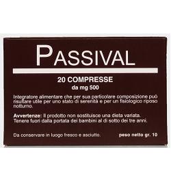 PASSIVAL ESTRATTO ERBORISTICO 20 COMPRESSE - latuafarmacia.org
