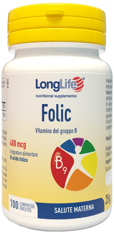LONGLIFE FOLIC 400 MCG 100 COMPRESSE - latuafarmacia.org