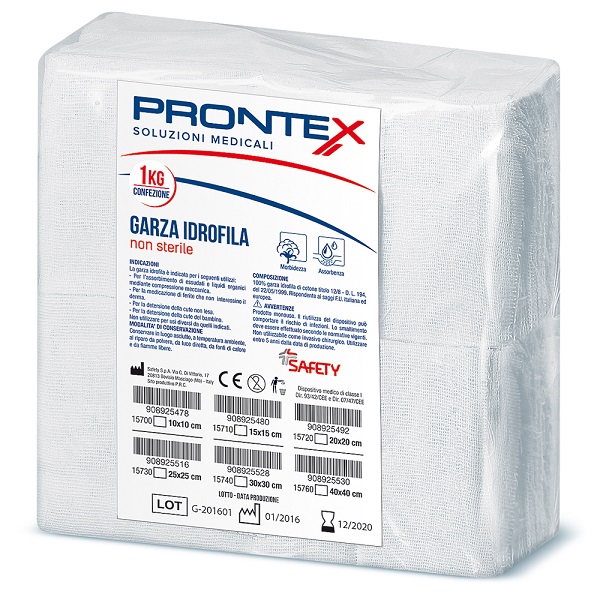 PRONTEX GARZA 15X15CM 1KG - latuafarmacia.org