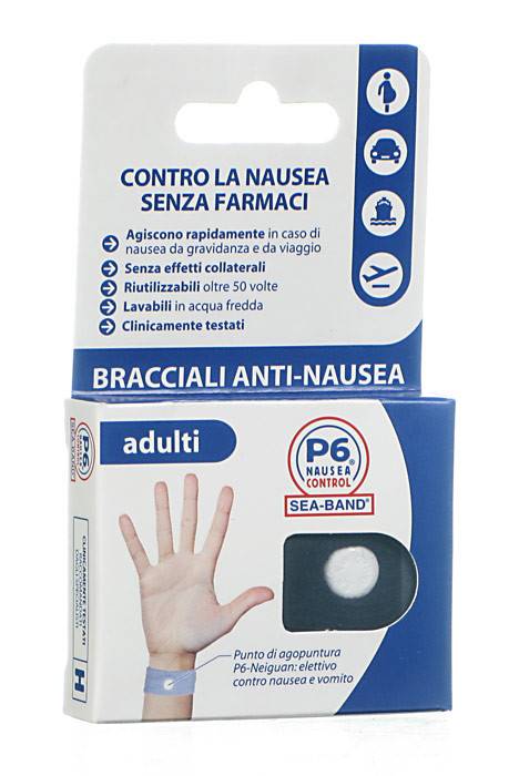BRACCIALE ANTI NAUSEA PER ADULTI P6 NAUSEA CONTROL 2 PEZZI - latuafarmacia.org