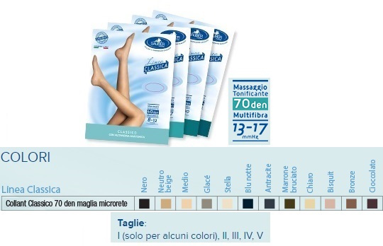 SAUBER COLLANT 70 DENARI MAGLIA MICRORETE MEDIO 4 LINEA CLASSICA - latuafarmacia.org