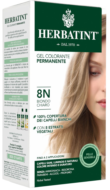 HERBATINT 8N BIONDO CHIARO 150 ML - latuafarmacia.org