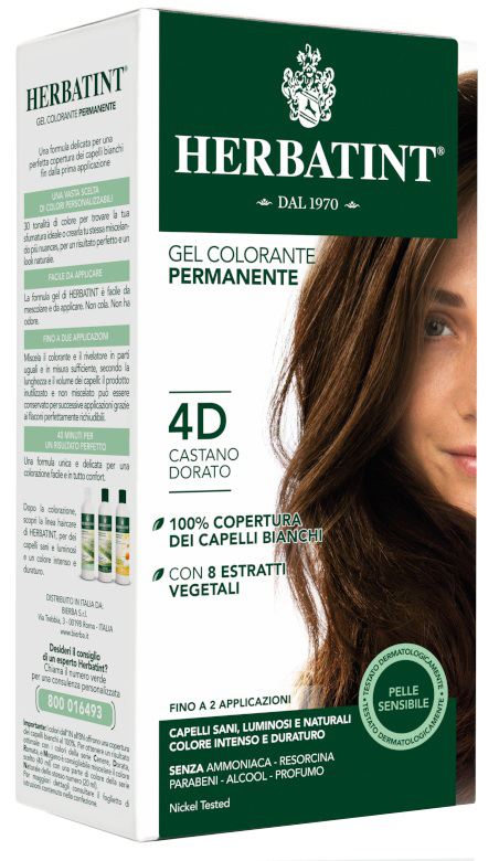 HERBATINT 4D CASTANO DORATO 150 ML - latuafarmacia.org