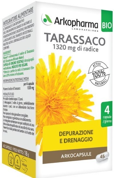 ARKO CAPSULE TARASSACO BIO 45 CAPSULE - latuafarmacia.org