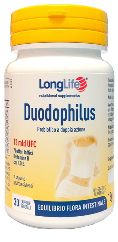 LONGLIFE DUODOPHILUS 30 CAPSULE VEGETALI - latuafarmacia.org