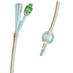 CATETERE FOLEY IN SILICONE TRASPARENTE A 2 VIE CON PALLONCINO 5-10ML DIAMETRO CH16 5,33MM LUNGHEZZA 40CM - latuafarmacia.org