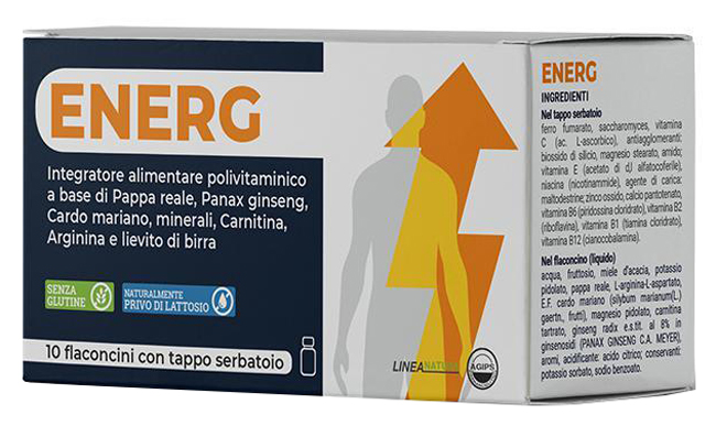 ENERG 10 FLACONCINI 10 ML CON TAPPO SERBATOIO - latuafarmacia.org