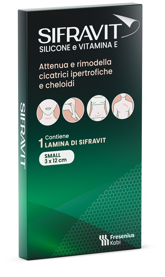 SIFRAVIT PLACCA SILICONE 3X12 CM SMALL 1 PEZZO - latuafarmacia.org