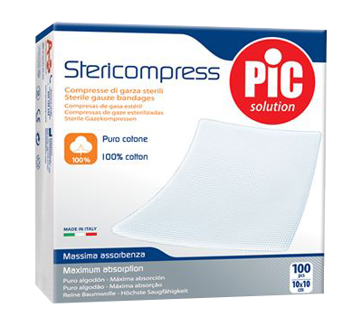 GARZA LAPAROTOMICA CON FILO DI BARIO NON STERILE 12 STRATI 10X10CM - latuafarmacia.org