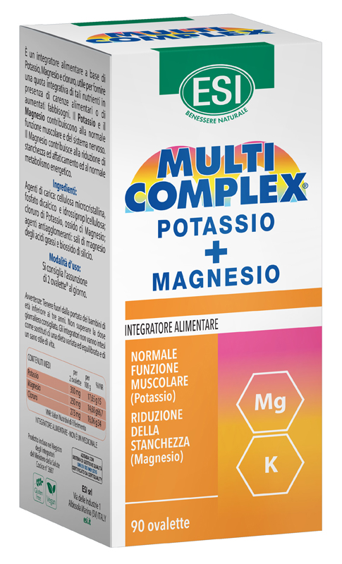 ESI MULTICOMPLEX POTASSIO MG 90 OVALETTE - latuafarmacia.org