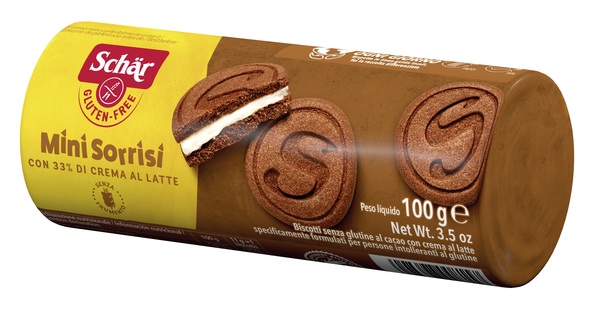 SCHAR MINI SORRISI CON CREMA AL LATTE 100 G - latuafarmacia.org