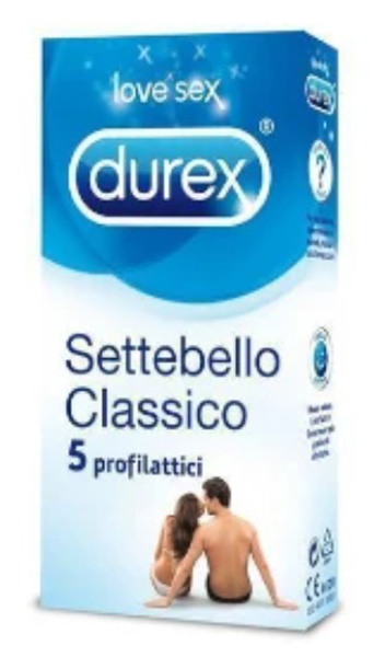 PROFILATTICO DUREX SETTEBELLO CLASSICO 5 PEZZI - latuafarmacia.org