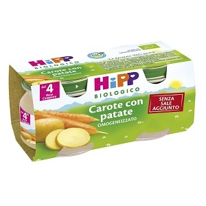 HIPP BIO HIPP BIO OMOGENEIZZATO CAROTE CON PATATE 2X80 G - latuafarmacia.org