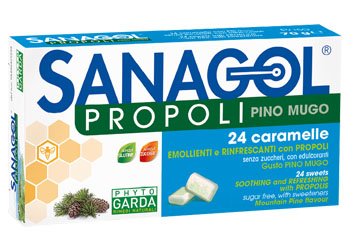 SANAGOL PROPOLI PINO MUGO 24 CARAMELLE - latuafarmacia.org
