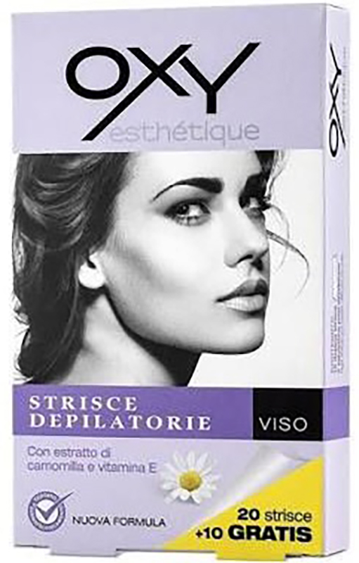 OXY STRISCE DEPILATORIE VISO 20 PEZZI - latuafarmacia.org
