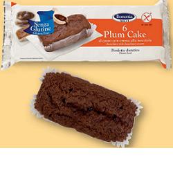 BONONIA PLUMCAKE AL CACAO CON CREMA ALLA NOCIOLA SENZA GLUTINE 6 X 45 G - latuafarmacia.org