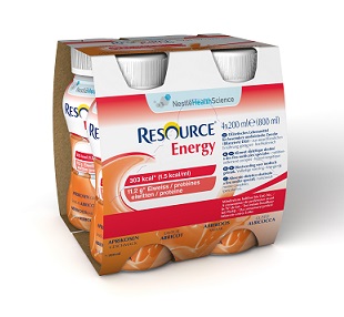 RESOURCE ENERGY ALBICOCCA 4 BOTTIGLIE 200 ML - latuafarmacia.org
