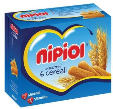 NIPIOL BISCOTTINI 6 CEREALI 800 G - latuafarmacia.org