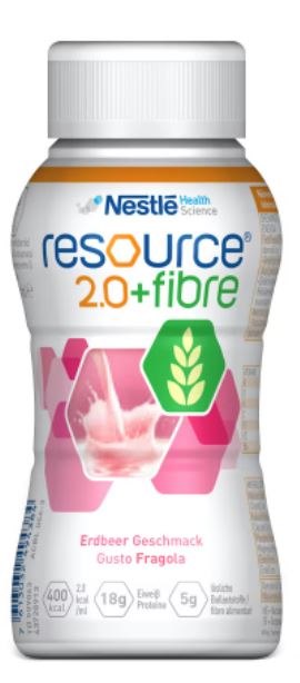 RESOURCE 2,0 + FIBRE FRAGOLA 200 ML - latuafarmacia.org