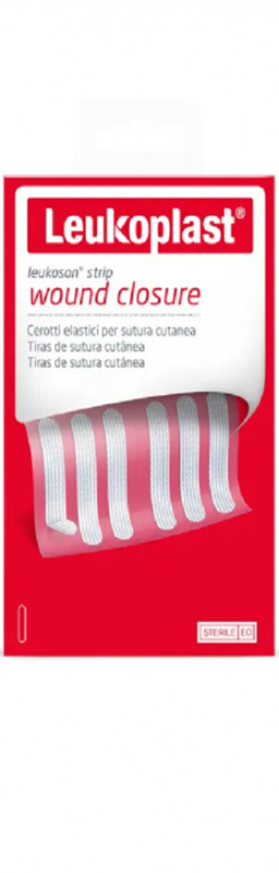 CEROTTO PER SUTURA LEUKOSAN STRIP 6X38MM 2 BUSTE X 6 CEROTTI - latuafarmacia.org