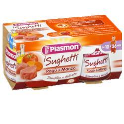 PLASMON SUGHETTO RAGU' DI MANZO 80 G X 2 PEZZI - latuafarmacia.org