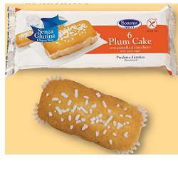 BONONIA PLUMCAKE CON GRANELLA DI ZUCCHERO SENZA GLUTINE 6 X 37 G - latuafarmacia.org