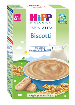 HIPP BIO PAPPA LATTEA BISCOTTI 250 G - latuafarmacia.org