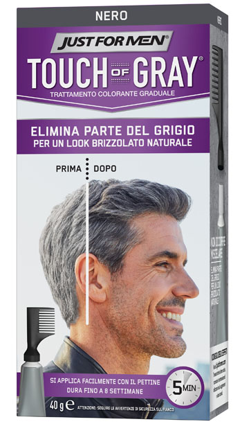 JUST FOR MEN TOUCH OF GRAY NERO 40 G - latuafarmacia.org