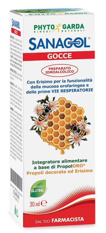 SANAGOL GOCCE PROPOLI ESTRATTO IDROALCOLICO 30 ML - latuafarmacia.org