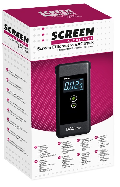 SCREEN ALCOL TEST SCREEN ETILOMETRO BACTRACK - latuafarmacia.org