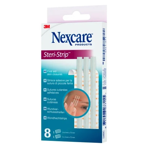 CEROTTO PER SUTURA NEXCARE STERISTRIP 6X75 MM + 3X75 MM - latuafarmacia.org