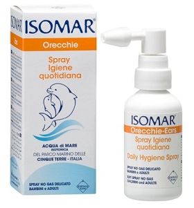ISOMAR ORECCHIE ACQUA DI MARE SPRAY NO GAS PER IRRIGAZIONE DELL'ORECCHIO 50ML - latuafarmacia.org