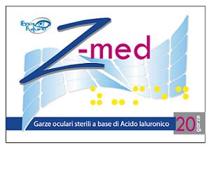 GARZA OCULARE Z MED MEDICATA CON ACIDO IALURONICO STERILE 20 BUSTE - latuafarmacia.org