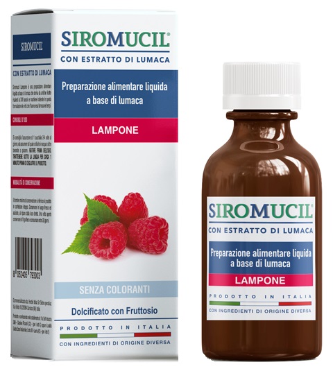 SIROMUCIL PREPARATO ALIMENTARE CON ESTRATTO DI LUMACA AL LAMPONE 150 ML - latuafarmacia.org