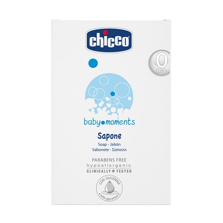 CHICCO COSMETICI BABY MOMENTS SAPONETTA 100 G - latuafarmacia.org
