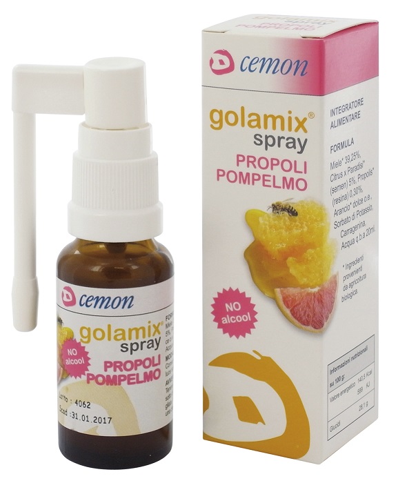 GOLAMIX SPRAY - PROPOLI POMPELMO 20 ML - latuafarmacia.org