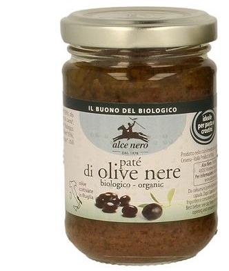 PATE' DI OLIVE NERE BIO 130 G - latuafarmacia.org