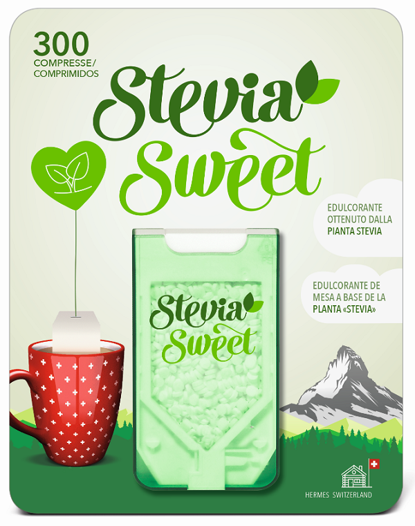 HERMESETAS STEVIA 300 COMPRESSE - latuafarmacia.org